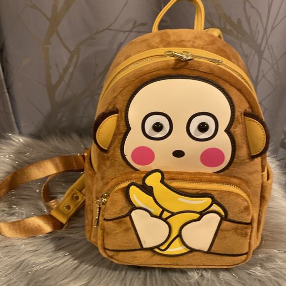 BNWT LOUNGEFLY SANRIO MONKICHI Backpack and Matching Wallet Set Bundle main image 9